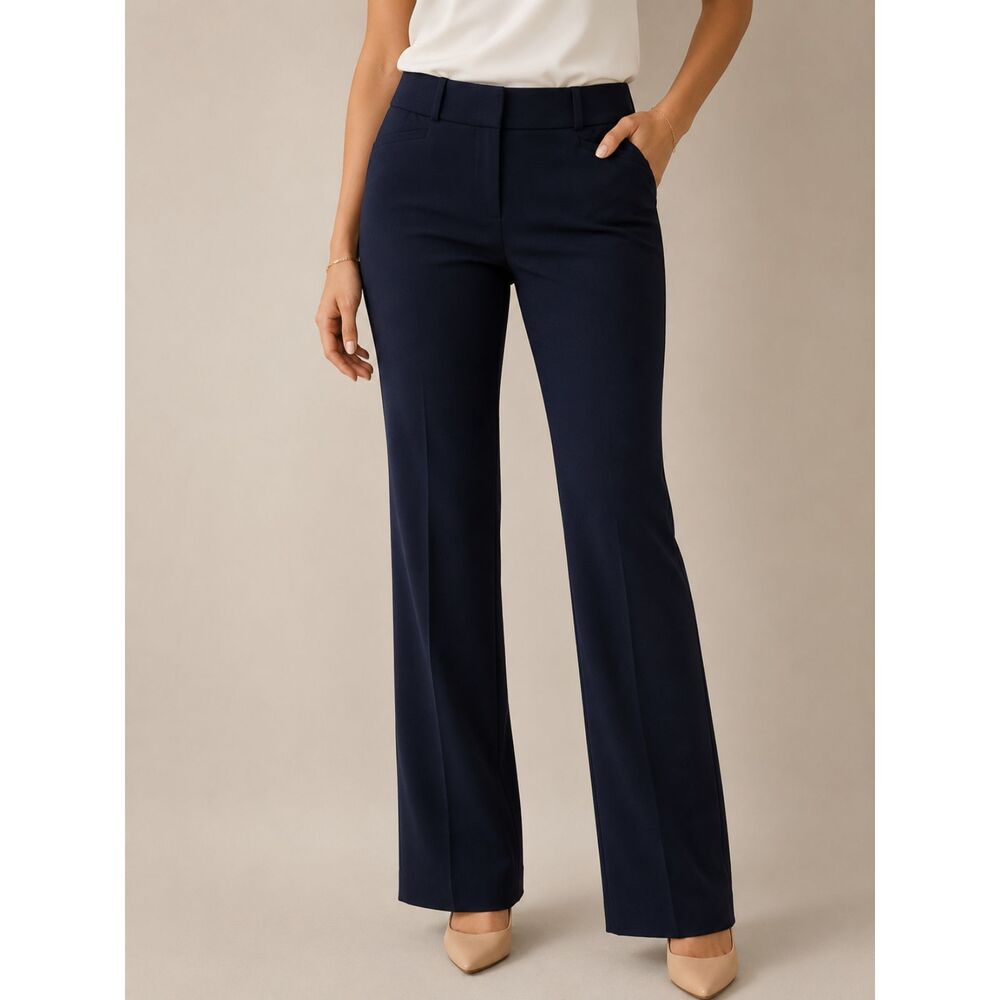 The Limited Drew Fit Navy Dress Pants Women 4R Career Office Stretch Interview